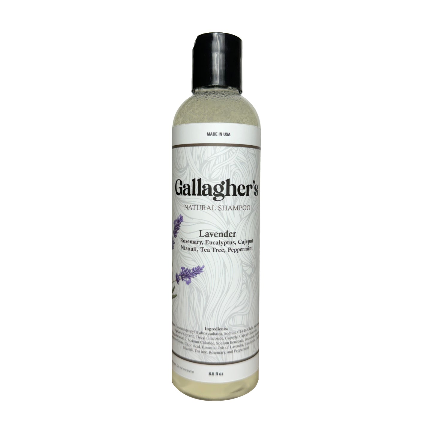 Gallagher's Lavender Natural Shampoo | Essential Oil Blend